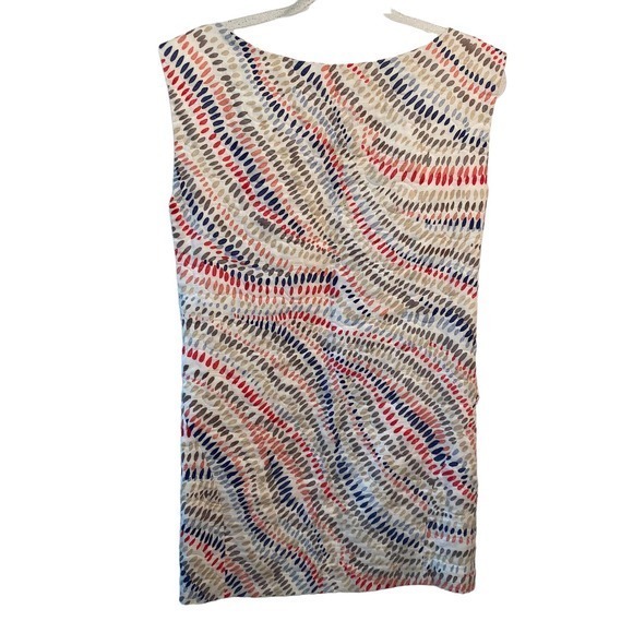 Harvey Faircloth Specs Multicolor Linen Blend Mini Dress‎ Sz 2 - Picture 1 of 5